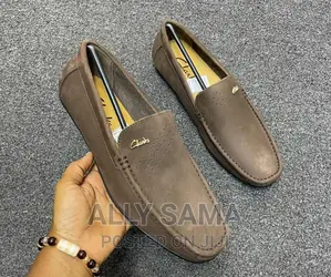 Loafers Clark's Coffee Pure Leather Original