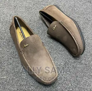 Loafers Clark's Coffee Pure Leather Original