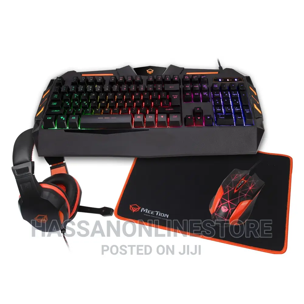 Meetion Backlit Gaming Combo Kits 4 in 1 C500