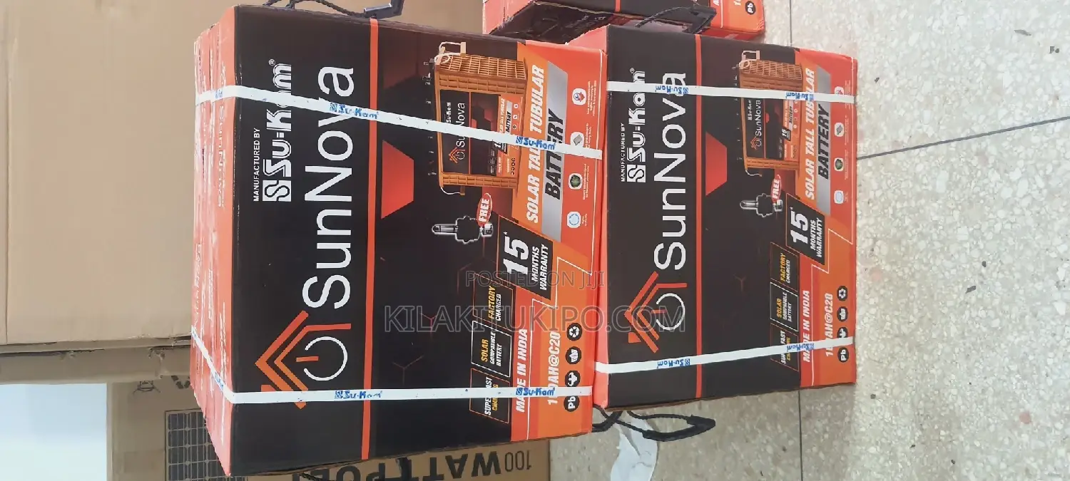Sunova 100ah Solar Tall Tubular Battery