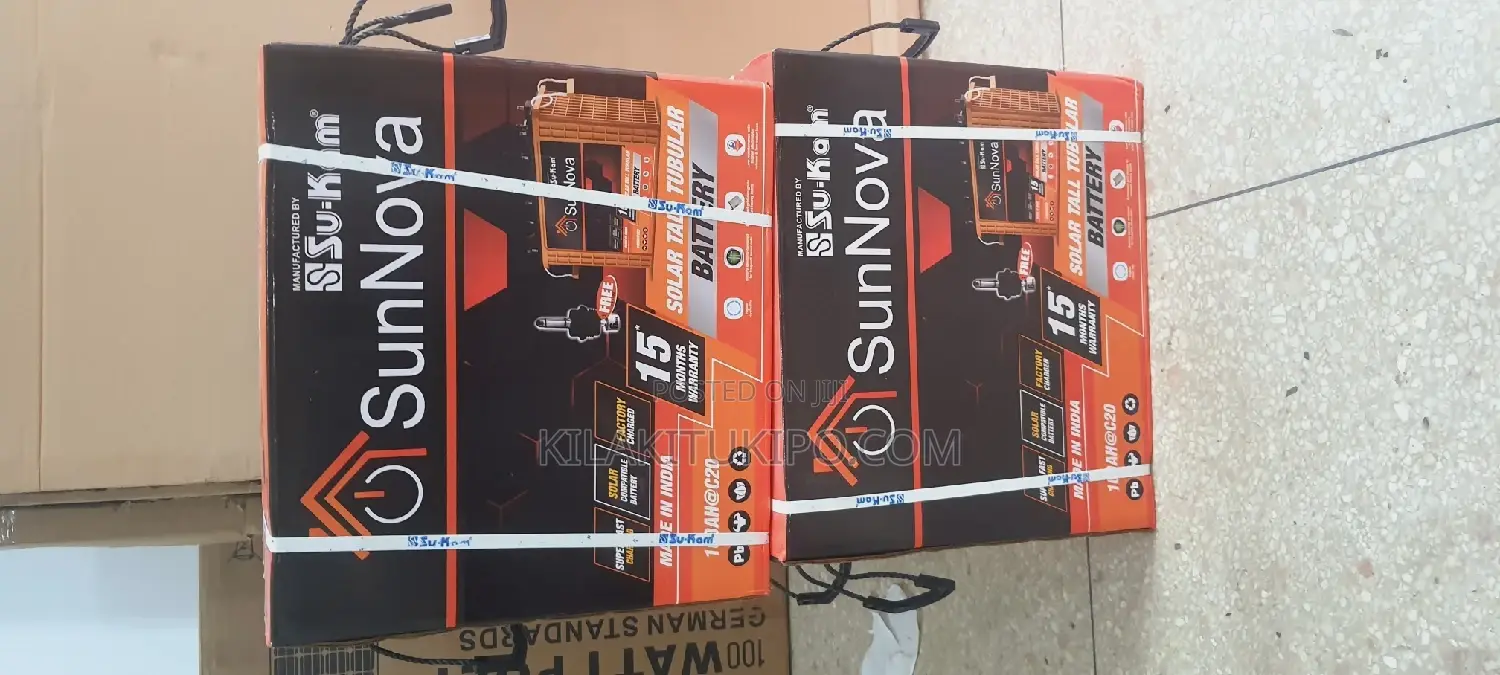 Sunova 100ah Solar Tall Tubular Battery