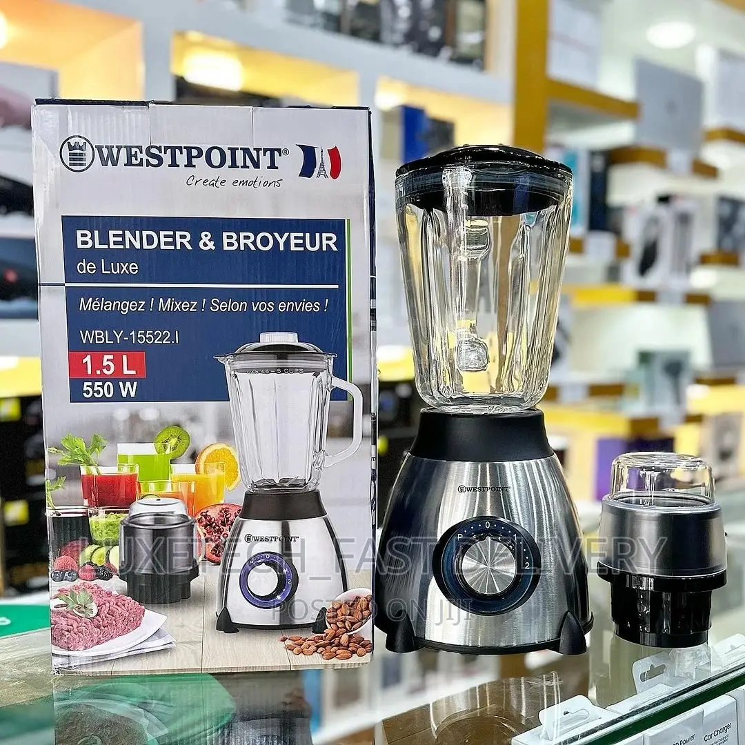 Westpoint 2 in 1 Electric Blender 1.5 Litres