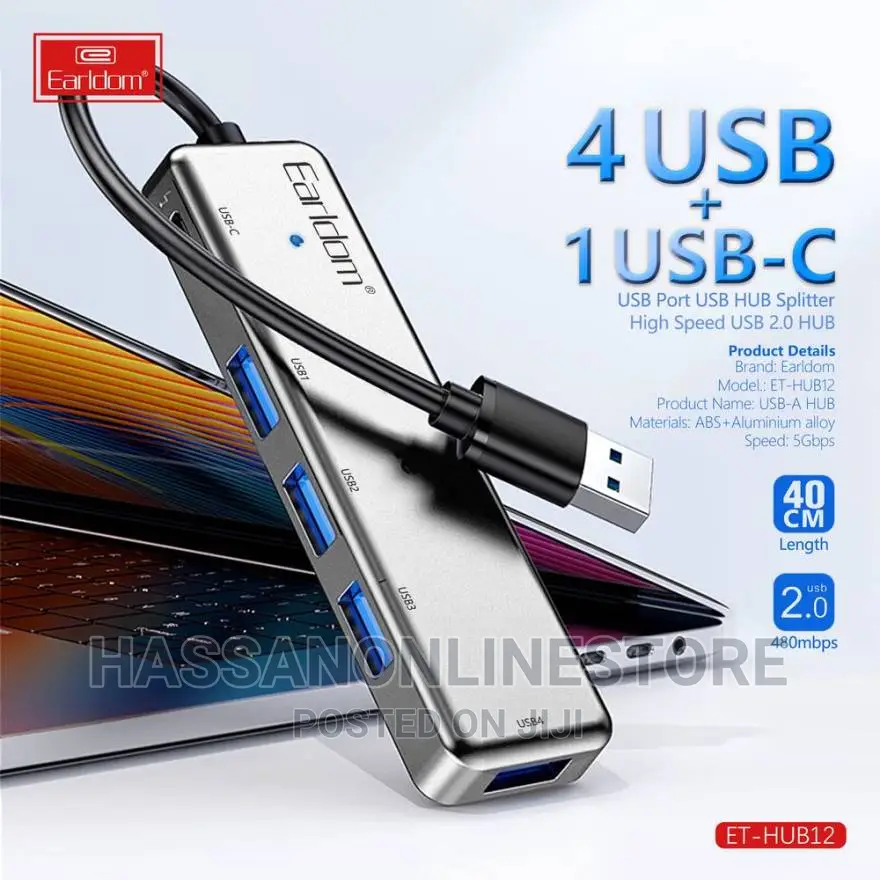 Earldom ET-HUB12 Plug Play 4 in 1