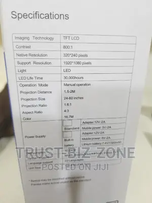 Mini LED Projector Y300