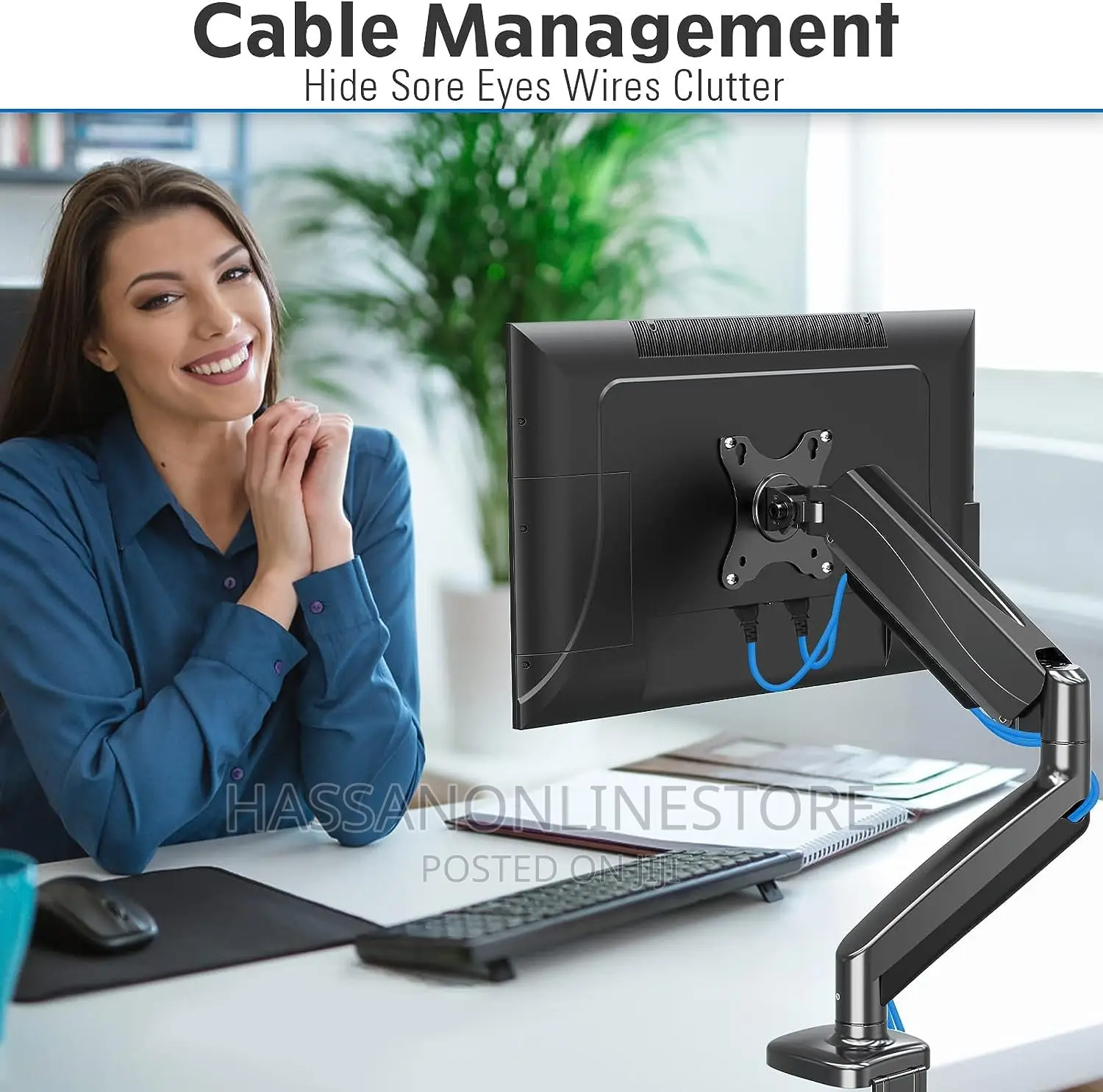 Single Monitor Arm Desk Mount