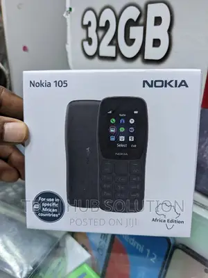 New Nokia 105 Black