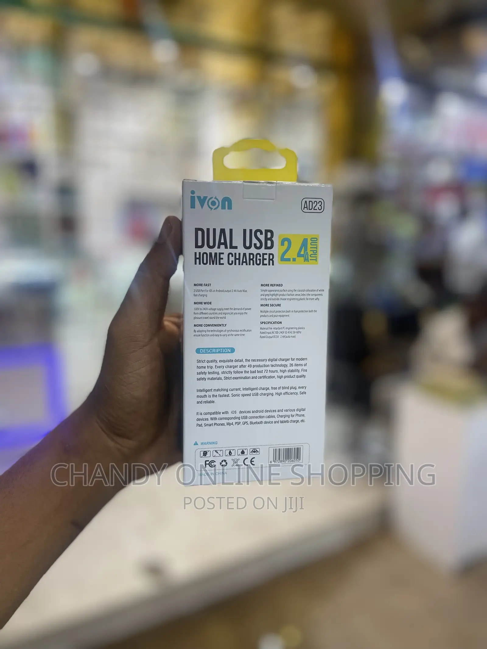 Dual USB C Home Charger With 2.4A Output