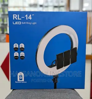 RL-14 LED 14 Inch Ring Light With Tripod Stand