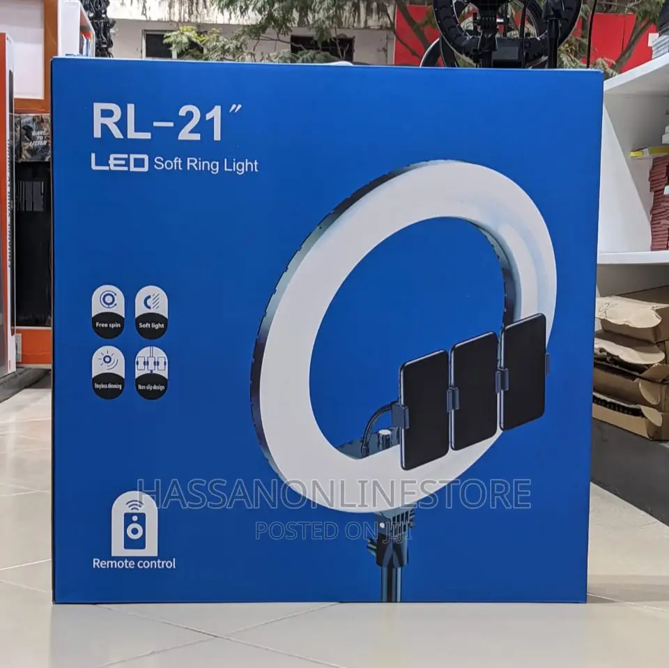 RL-21 LED 21 Inch Ring Light With Tripod Stand