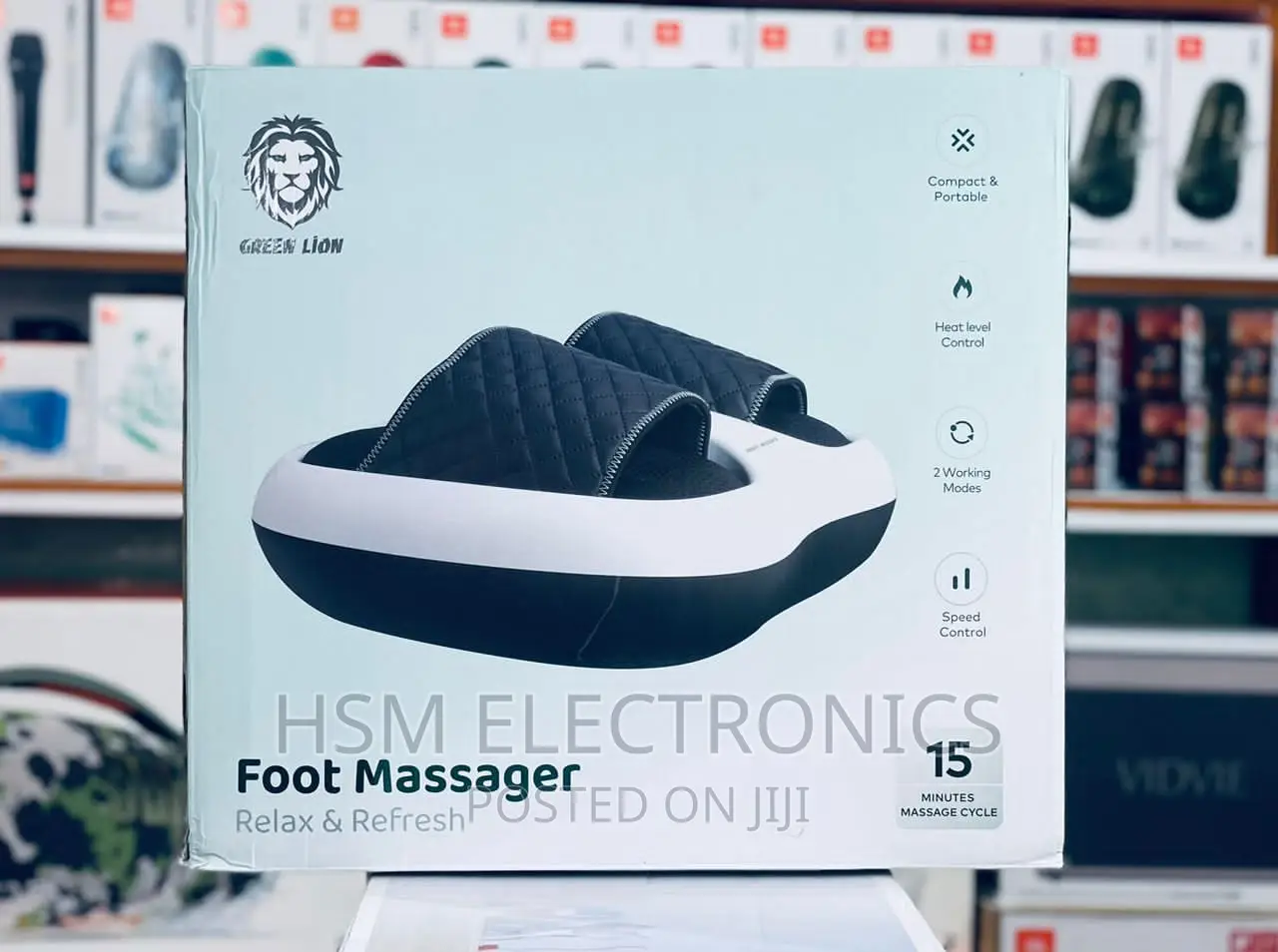 Green Lion Foot Massager - White