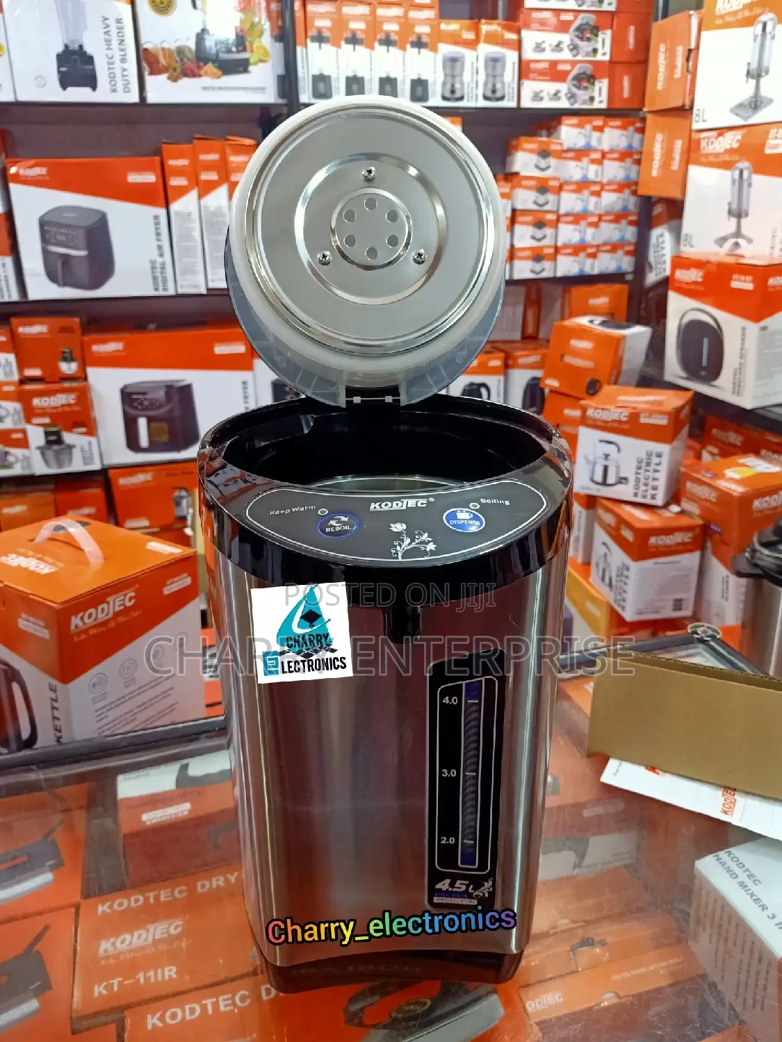 High Quality Electric THERMO POT With Electric Pump/Tap 4.5L
