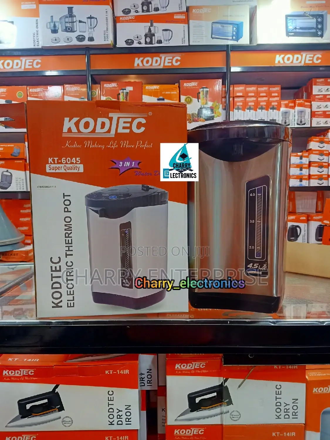 High Quality Electric THERMO POT With Electric Pump/Tap 4.5L