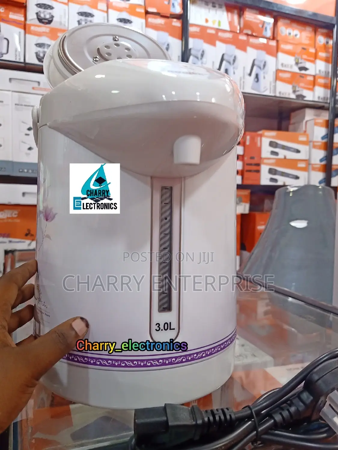 High Quality Electric THERMO POT With Electric Pump/ Tap 3L