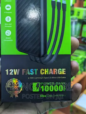 Oraimo Slice Link 10000mah 12w Fast Charge Power Bank