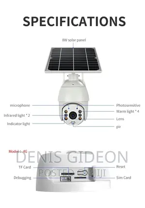 PTZ Solar CCTV Camera