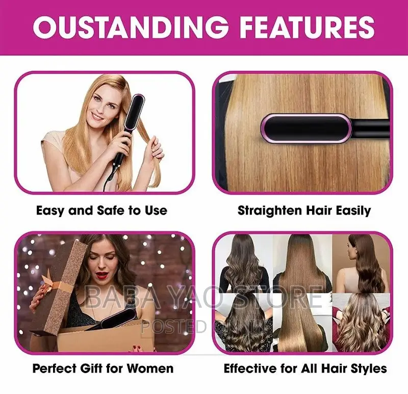 Hair Straightener Comb