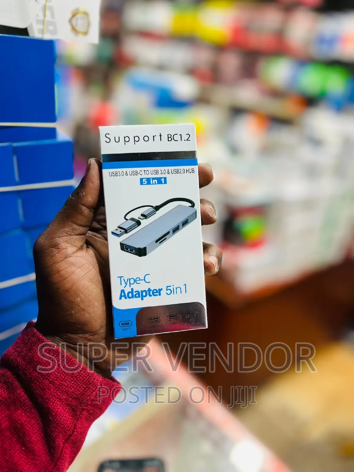 Type C Adapter 5 in 1 (USB EXTENDER)