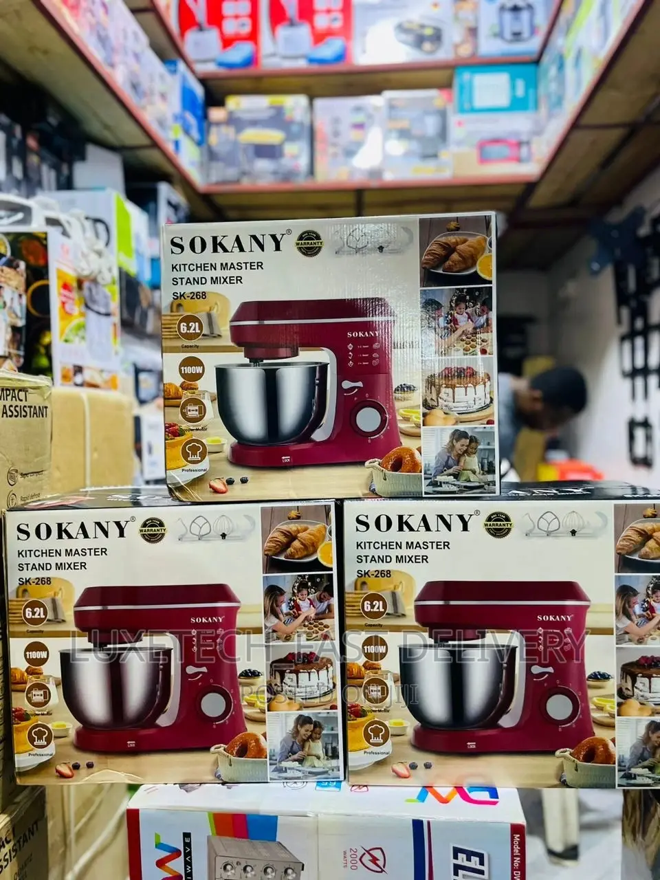Sokany Electric Kitchen Mixer 6.2 Litres