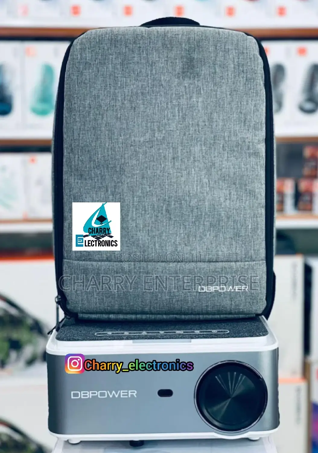 ORIGINAL Efficient DBPOWER Smart Projector1080p