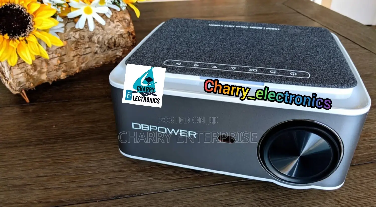 ORIGINAL Efficient DBPOWER Smart Projector1080p