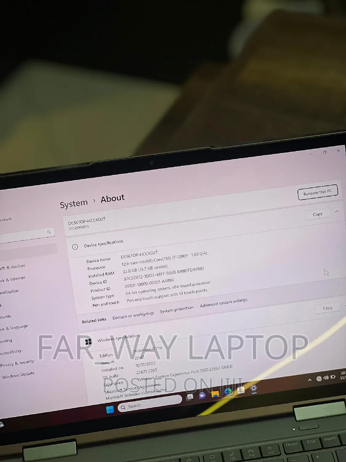 New Laptop Lenovo ThinkPad X1 32GB Intel Core I7 SSD 512GB