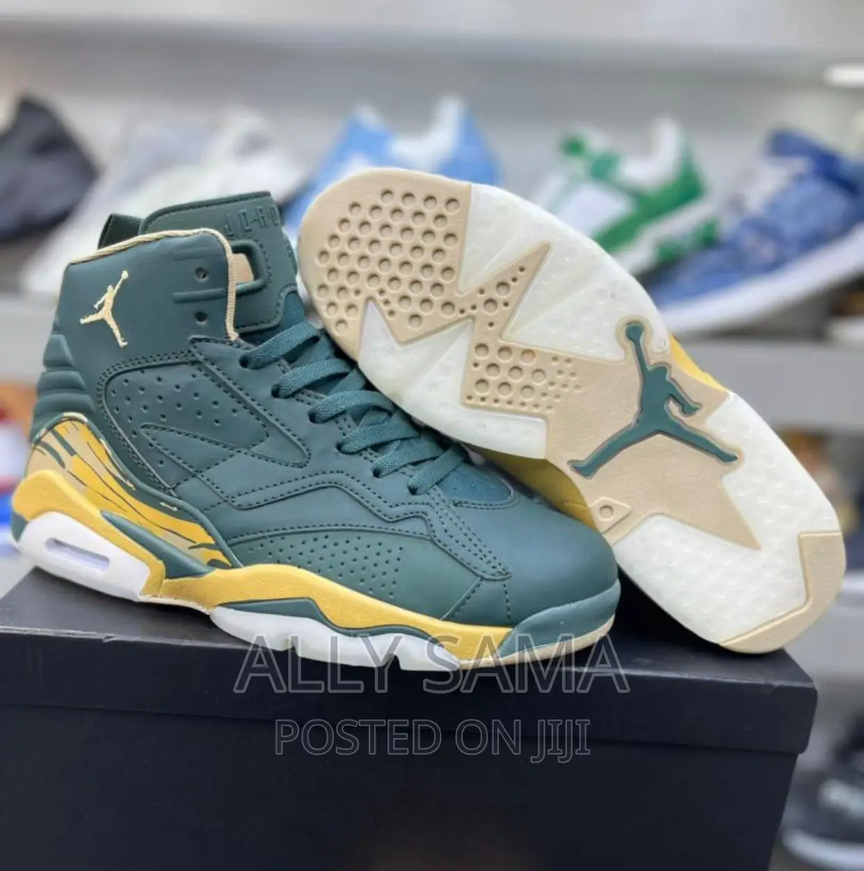 Airjordan Green Sneakers