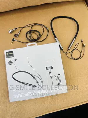 Lenyes A31, 2 in 1 Set Wireless Neckband and Earphones