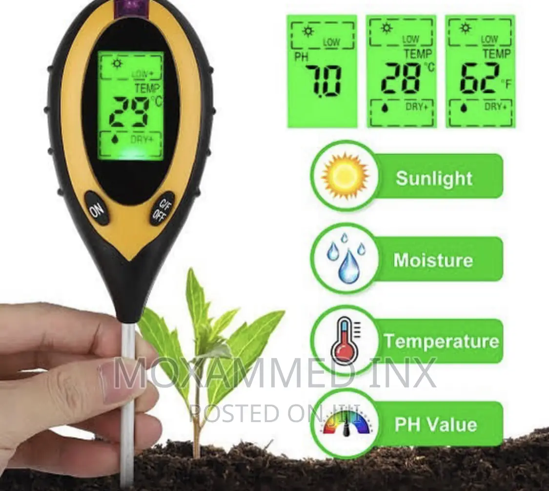Soil Moisture Meter 4 in 1