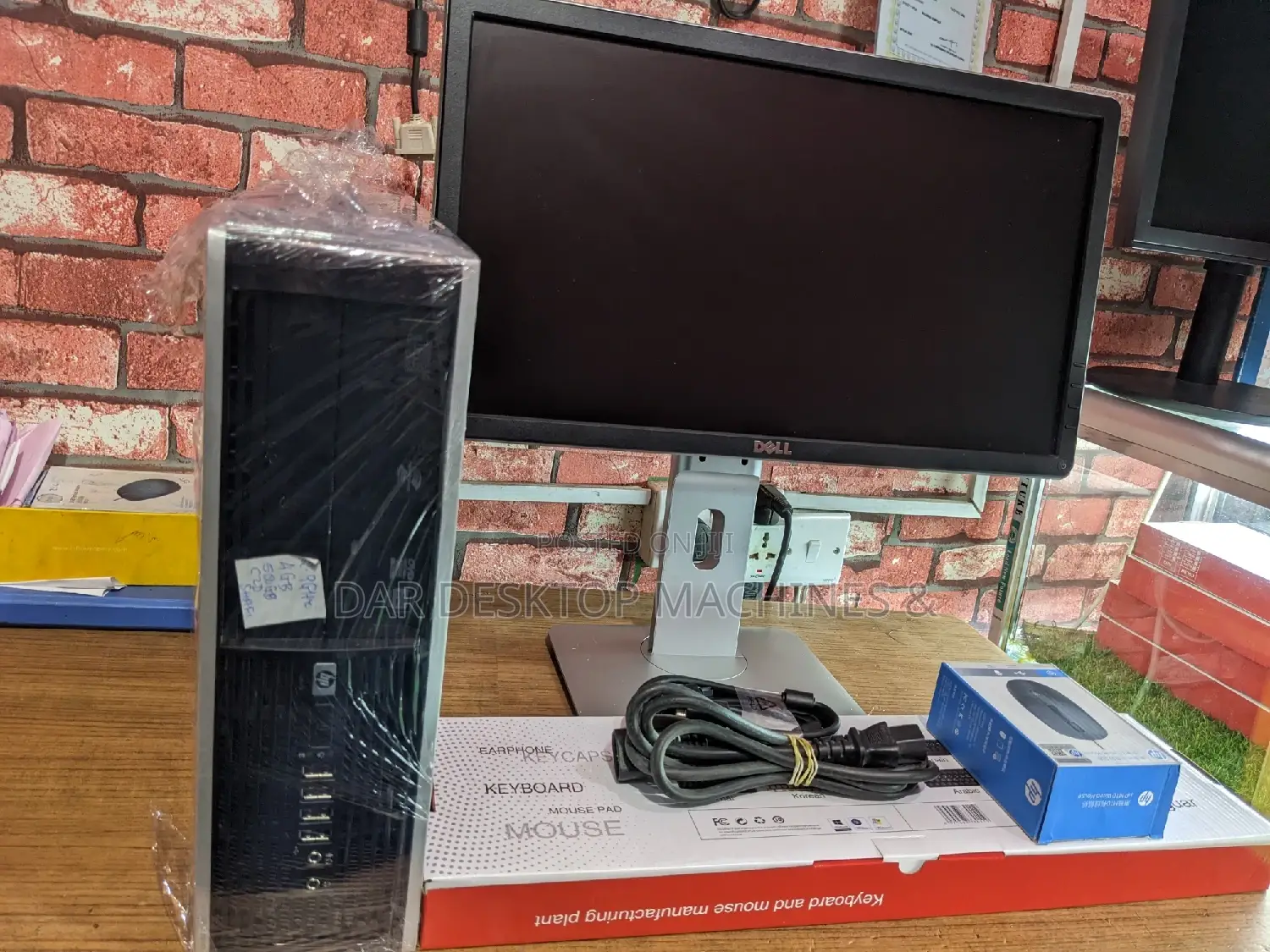New Desktop Computer HP 4GB Intel Core 2 Duo HDD+SSD 500GB