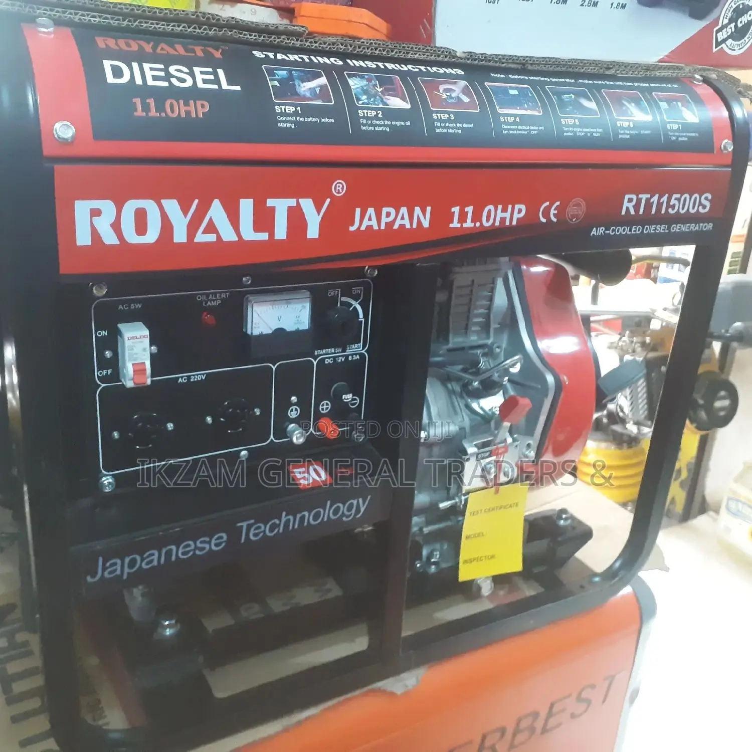 Diesel Generator 5kv, 11HP