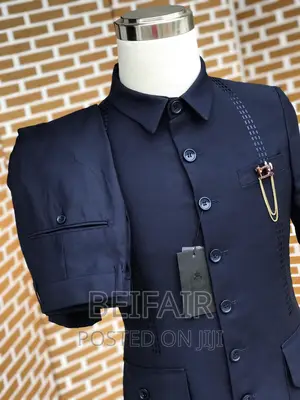 Kaunda Suti Za Kisasa | Mikono Mifupi | Short Sleeves Kaunda
