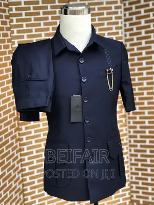 Kaunda Suti Za Kisasa | Mikono Mifupi | Short Sleeves Kaunda