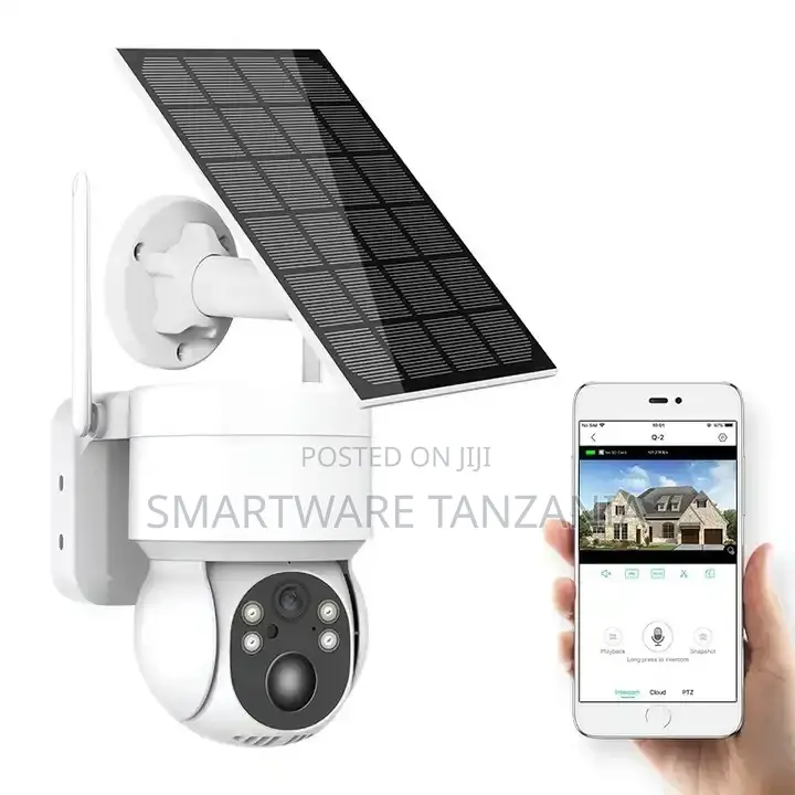 4G SIM Card Wifi Solar Camera PTZ Outdoor CCTV Camera