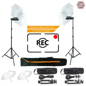 Simpex Pair Porta Umbrella Video Light