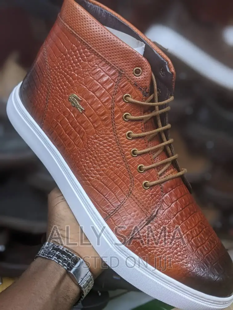Lacoste Boots Pure Leather Brown