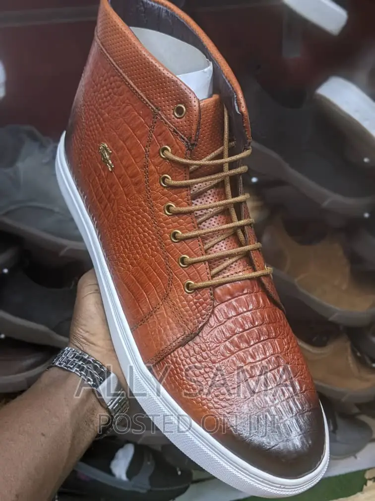Lacoste Boots Pure Leather Brown