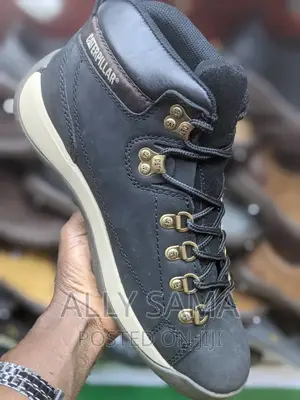 Caterpillar Boots Pure Leather Black