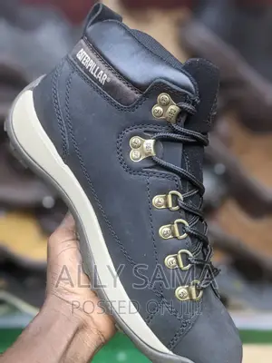 Caterpillar Boots Pure Leather Black