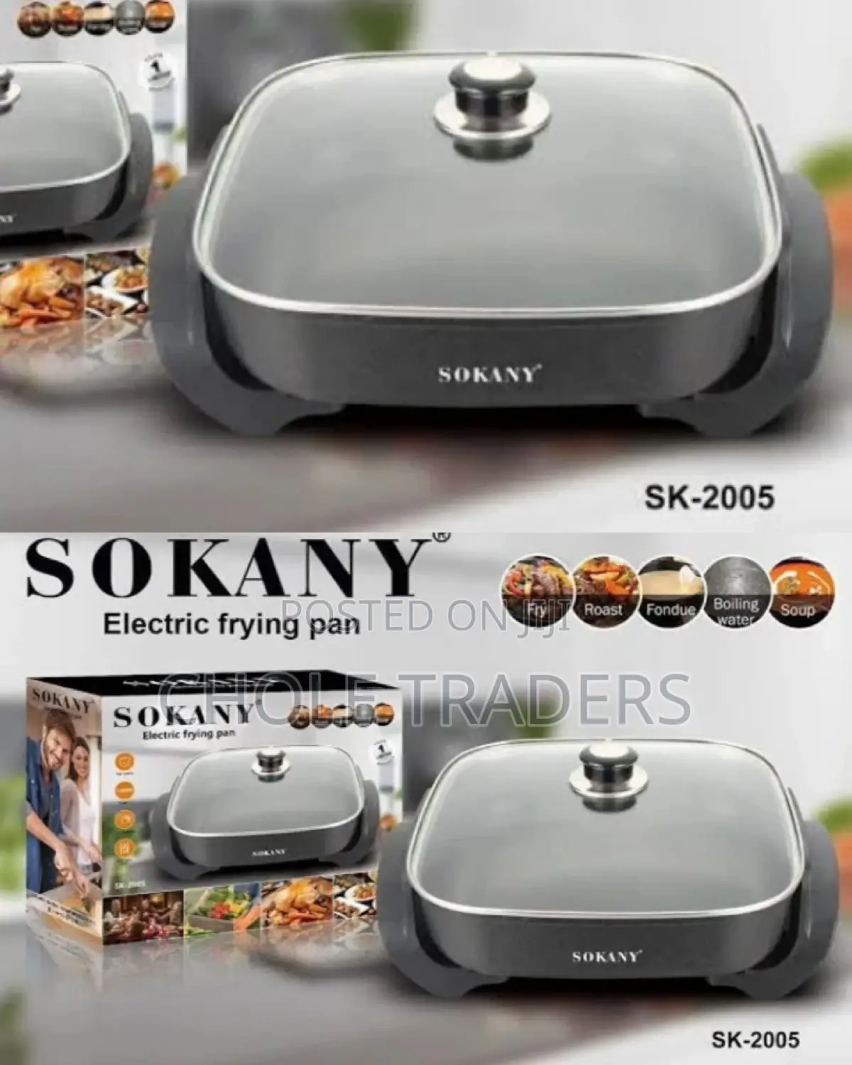 Sokany Electric Frying Pan