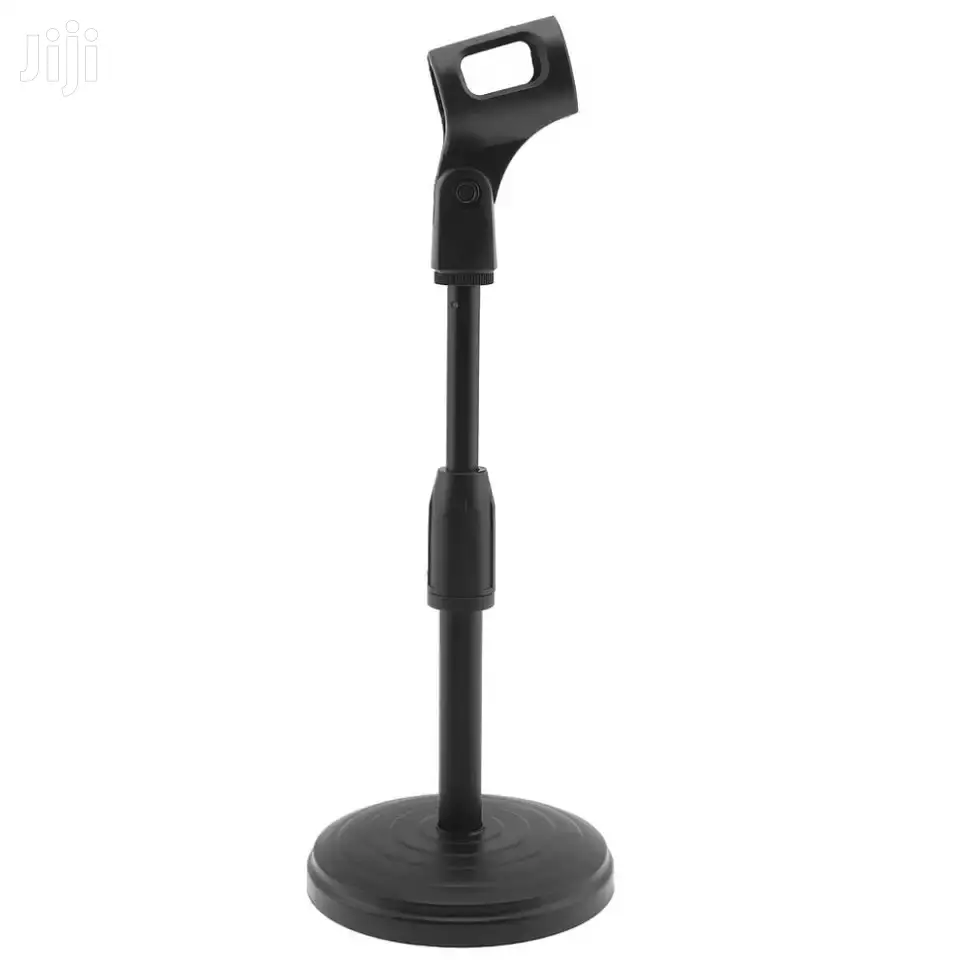Portable Desktop Lifting Plastic Weight Disc Microphon Stand