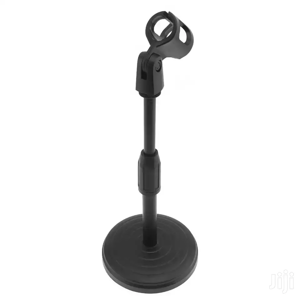 Portable Desktop Lifting Plastic Weight Disc Microphon Stand