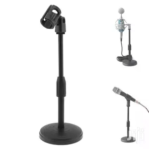 Portable Desktop Lifting Plastic Weight Disc Microphon Stand