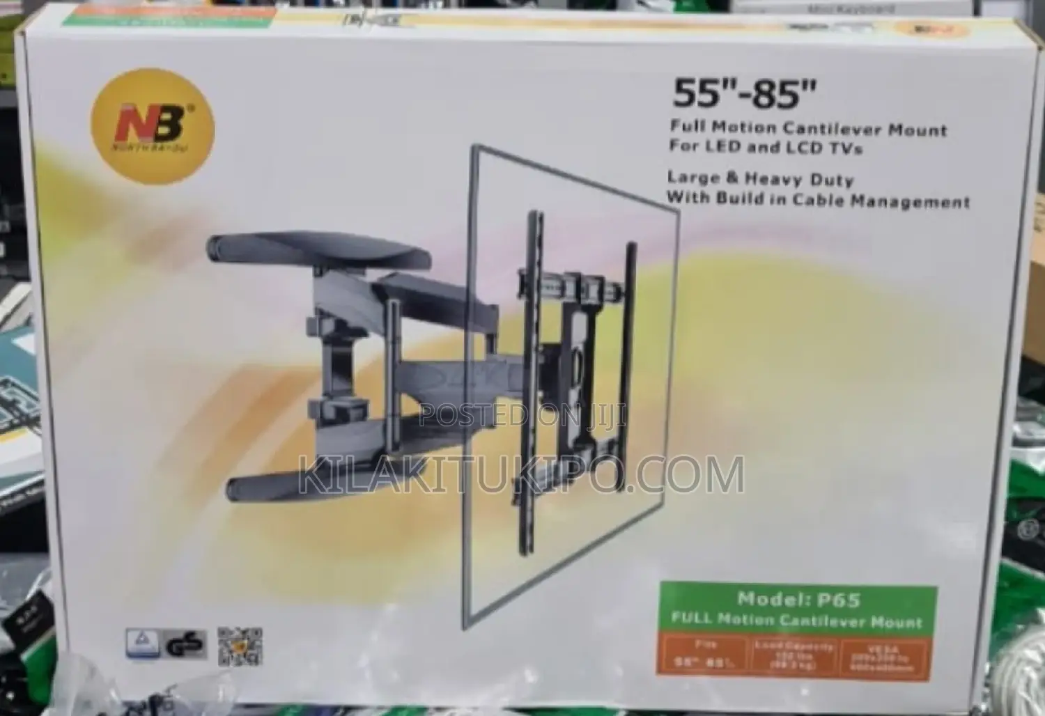 Full Motion TV Wall Mounting 55-85 -Tv
