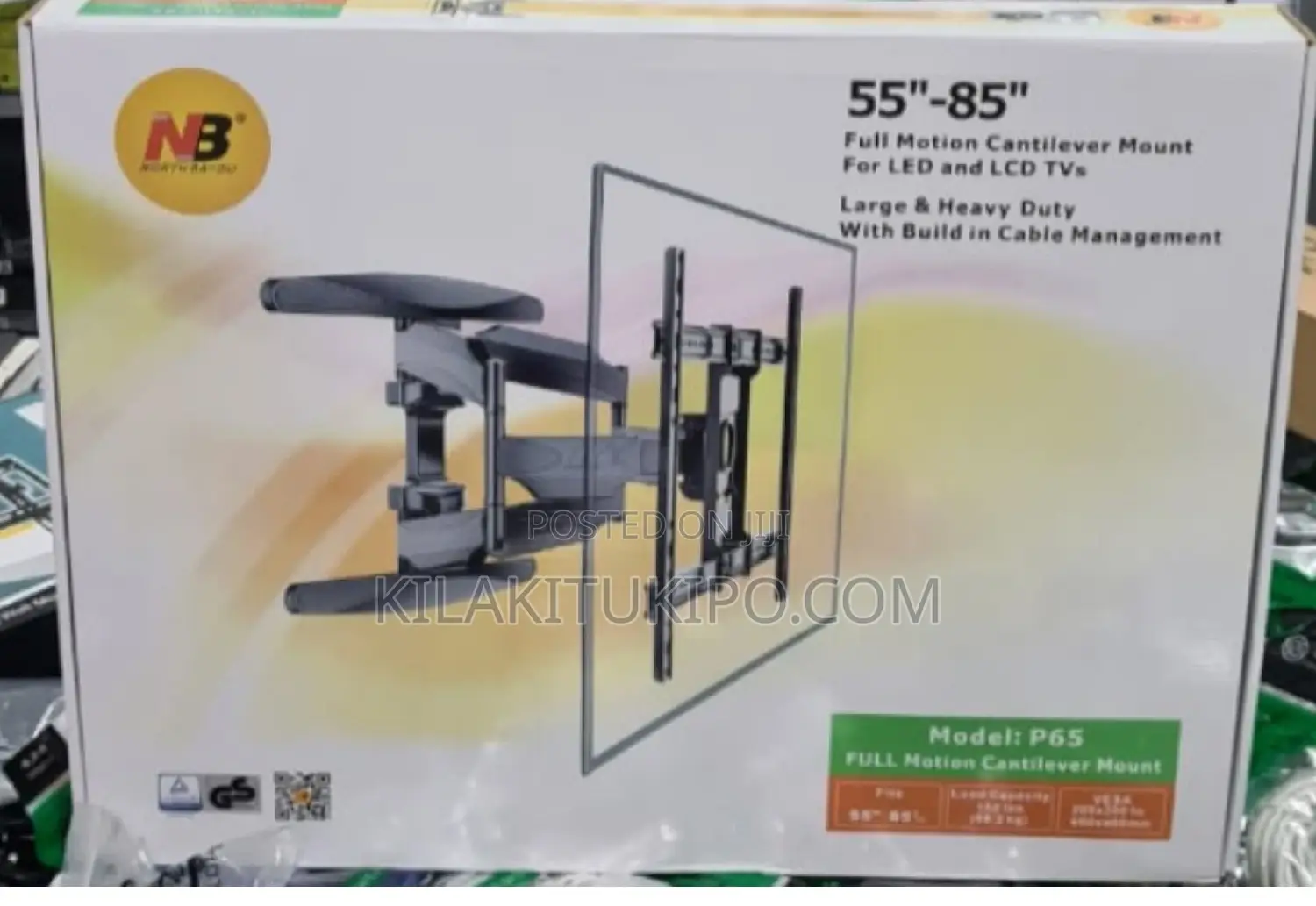 Full Motion TV Wall Mounting 55-85 -Tv