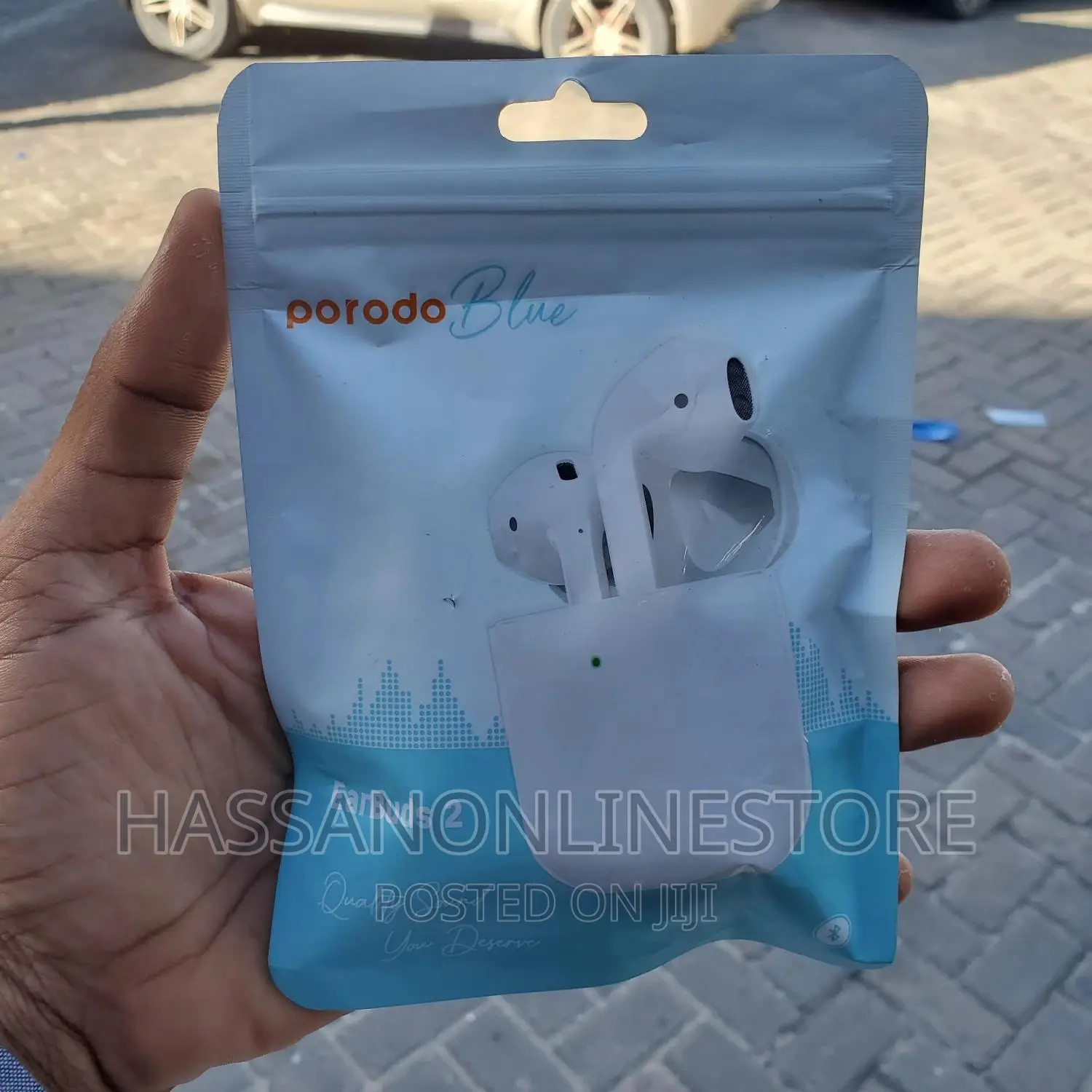 Porodo Blue Deep Bass Wireless Earbuds 2