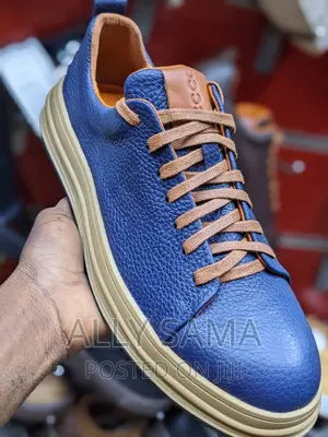 Ecco Blue Pure Leather