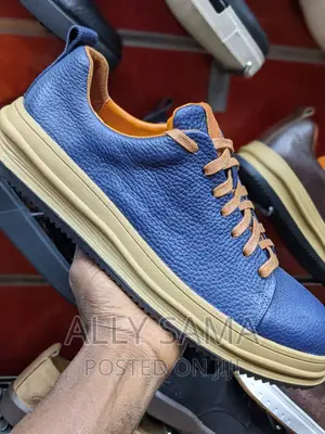 Ecco Blue Pure Leather