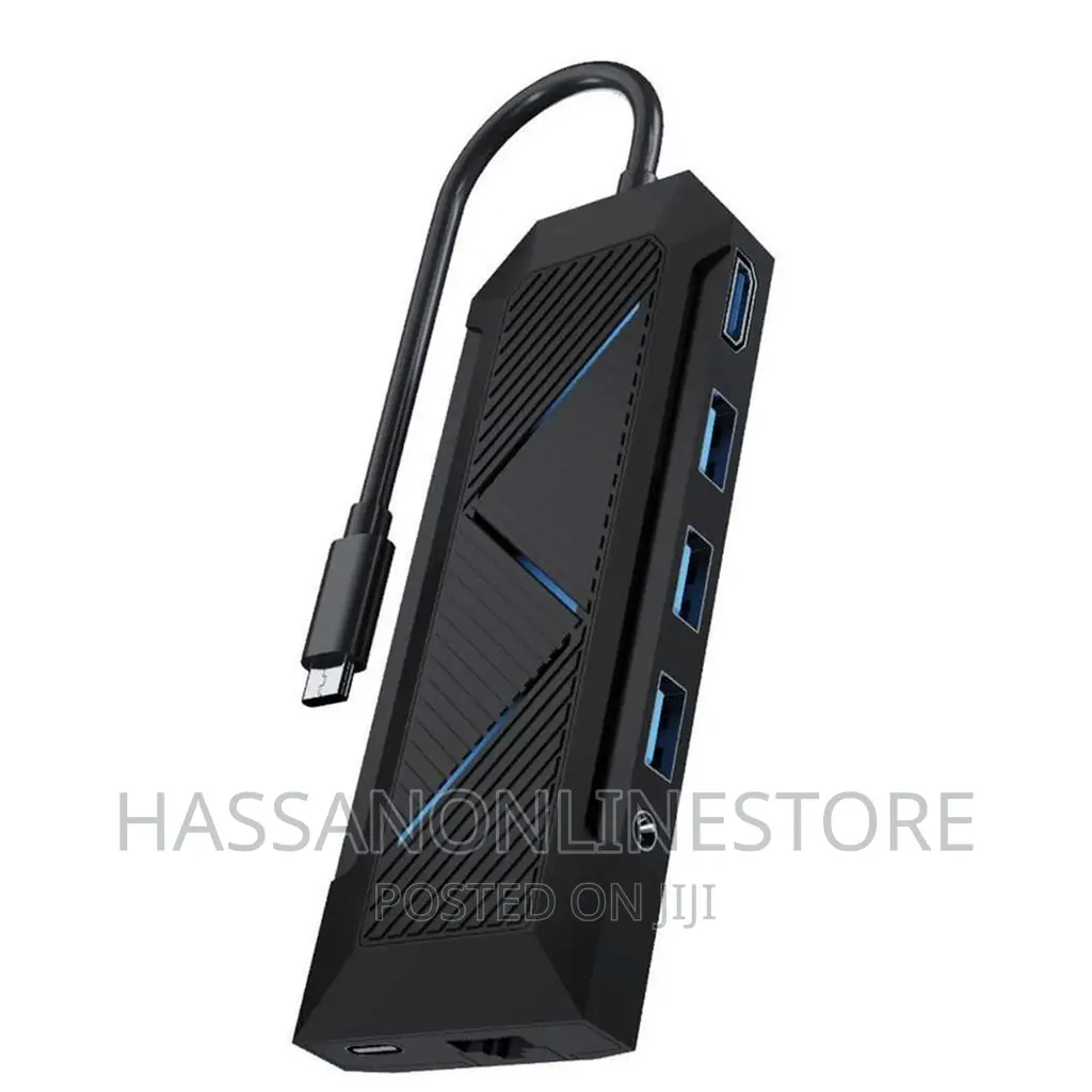 Porodo Gaming 9 in 1 USB-C Hub Gamers Edition