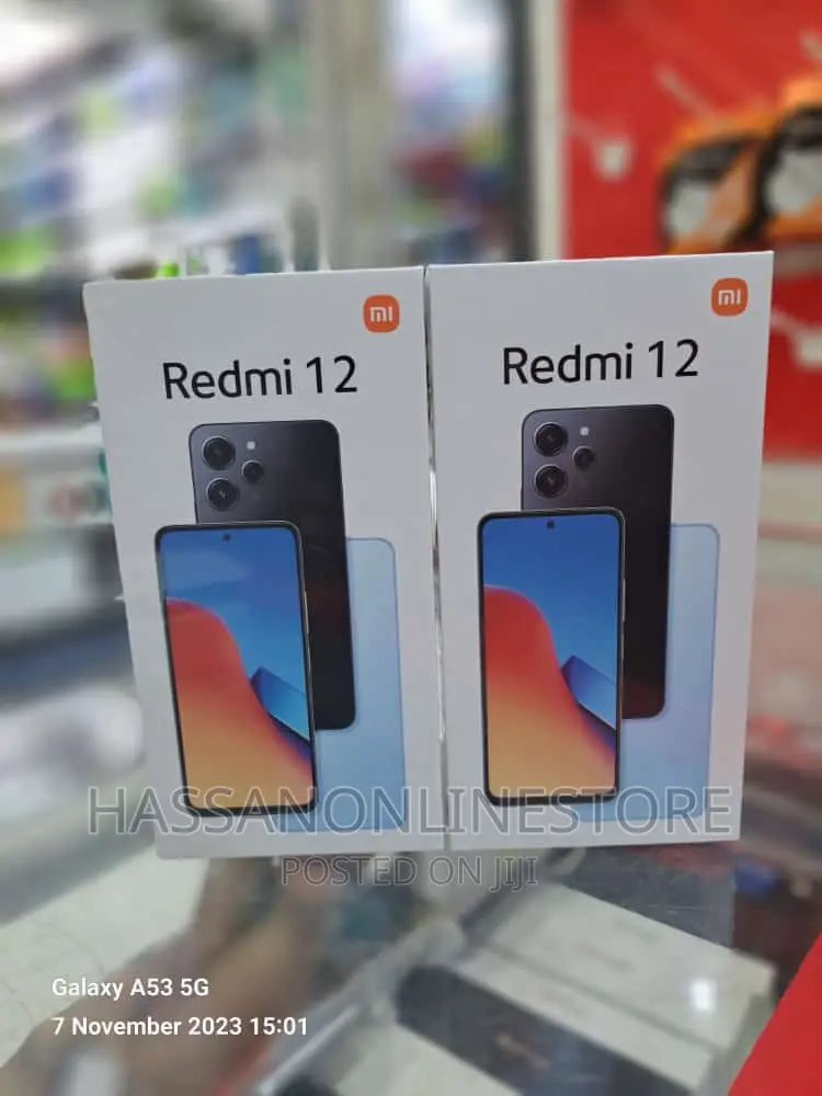 New Xiaomi Redmi Note 12 128 GB Black