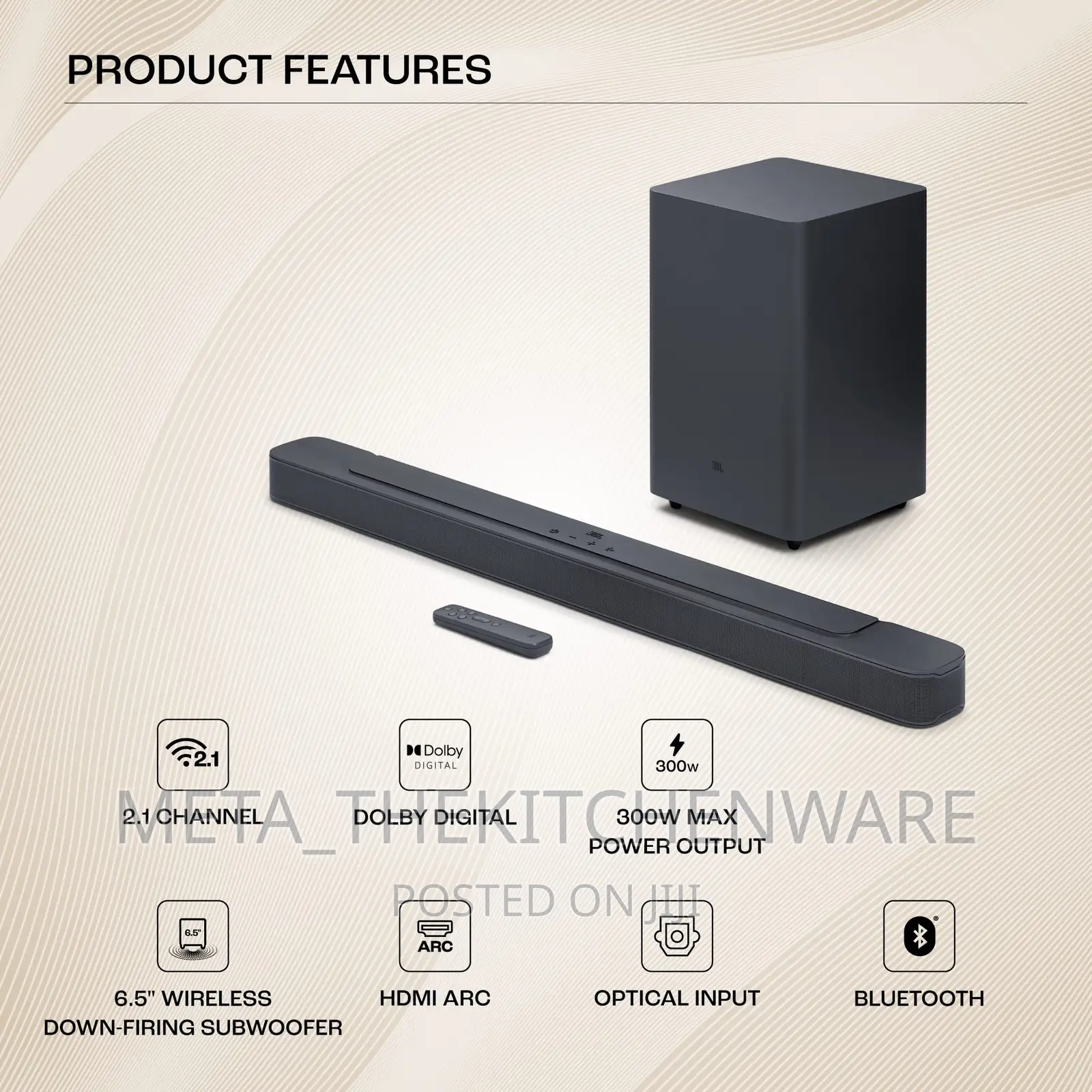 JBL Sound Bar 2.1 Deep Bass